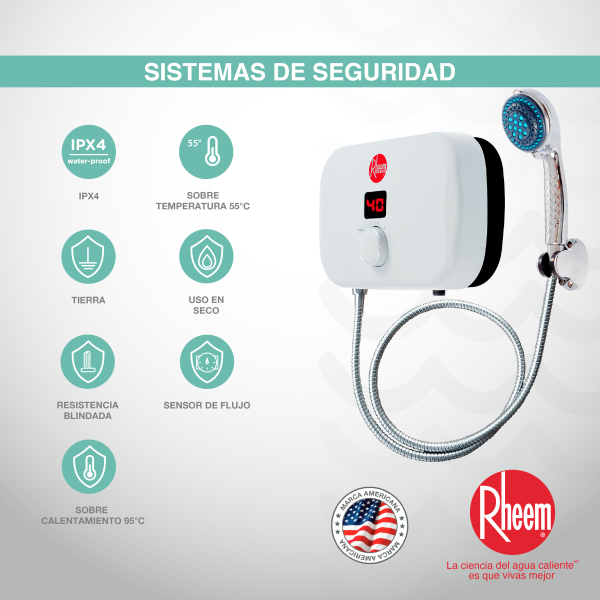 Calentador de agua eléctrico Class 110v 4kw - Imagen 6
