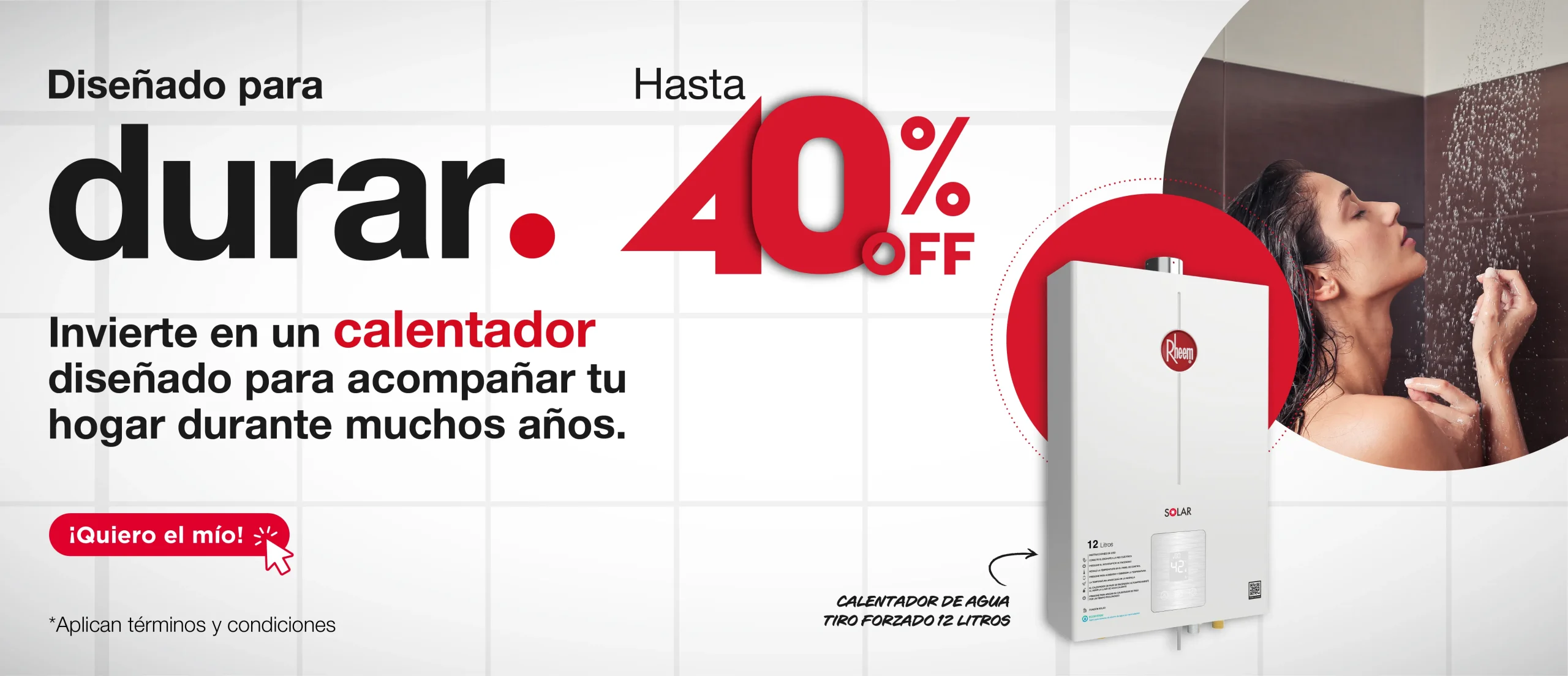 Descuento de hasta un 40%